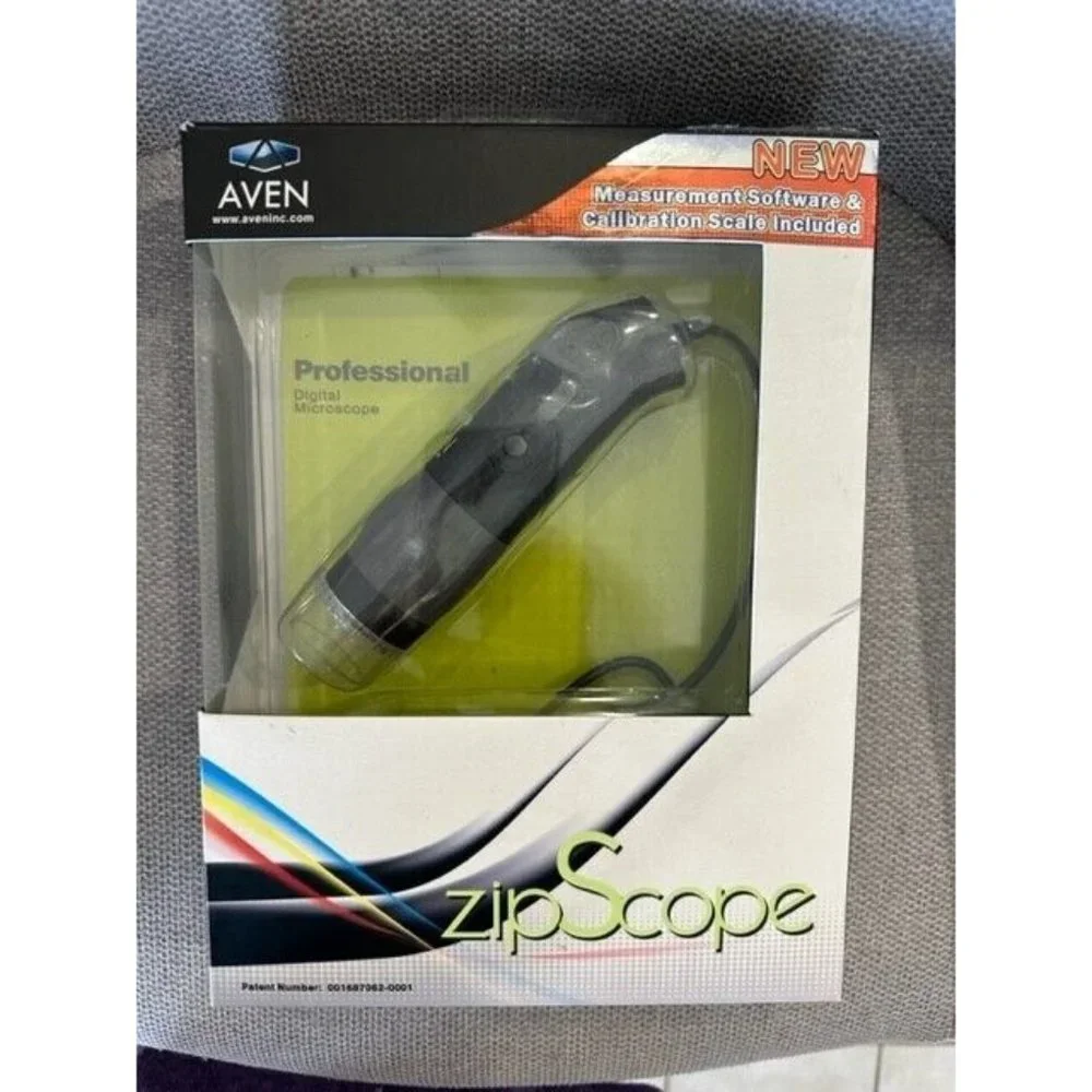 Aven 26700-302 ZipScope USB Digital Microscope 9.0 Mega Pixel 200x Windows New